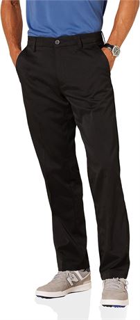 36Wx32L Essentials Men's Classic-Fit Stretch Golf Pant, Black