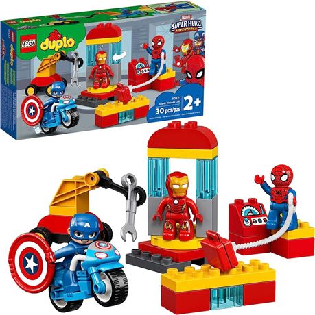 LEGO DUPLO Super Heroes Lab 10921 Marvel Avengers Superheroes (29 Pieces)