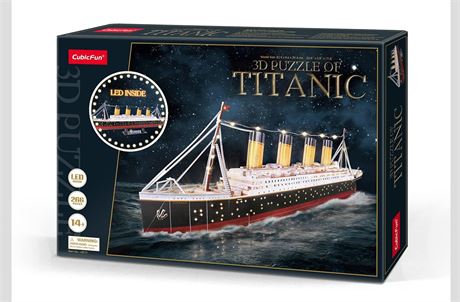 The Titanic Iconic Steam Ship 3D Puzzle