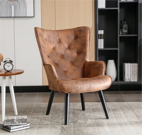Marauder Upholstered Wingback Chair