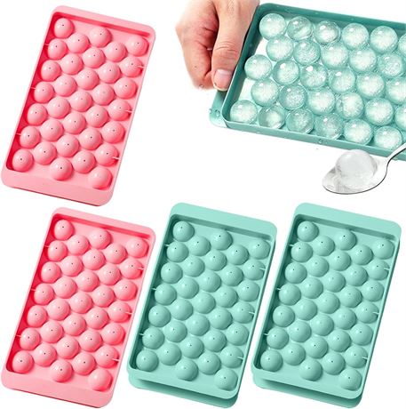 Ice Cube Trays, 4 Pack Easy Release Ice Ball Maker