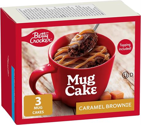 Betty Crocker Caramel Fudge Brownies with Caramel Topping, 294 Grams