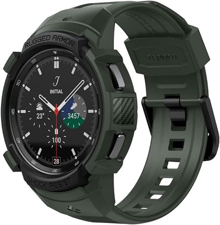 Spigen Rugged Armor Pro Designed for Galaxy Watch 4 Classic Case 46mm