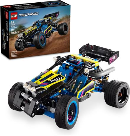 LEGO Technic Off-Road Race Buggy Buildable Car Toy, Cool Toy for 8 Year Old Boys