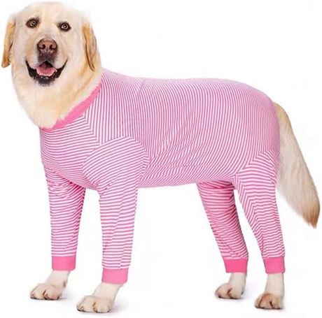 2XL - Yeapeeto Dog Onesie Surgery Recovery Suit for Large Medium Bodysuit Dogs
