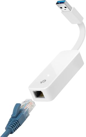 TP-Link USB to Ethernet Adapter (UE300) - Foldable USB 3.0 to 10/100/1000 Gigabi