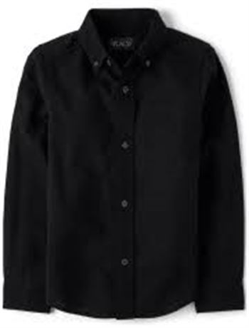 LRG - The Children's Place,boys,Long Sleeve Oxford Shirt, Black