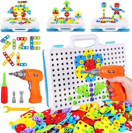 Parhlen Educational Toys Building Blocks, 244 Pieces