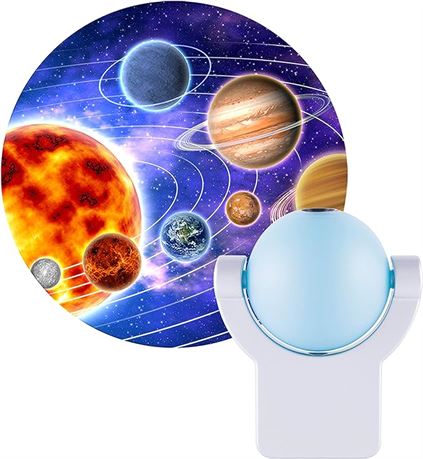 Projectables 11282 LED Night, 1 image, Light Blue/Silver-Solar System