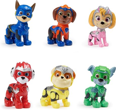 PAW Patrol: The Mighty Movie, Toy Figures Gift Pack, 6 Collectible Action Figure