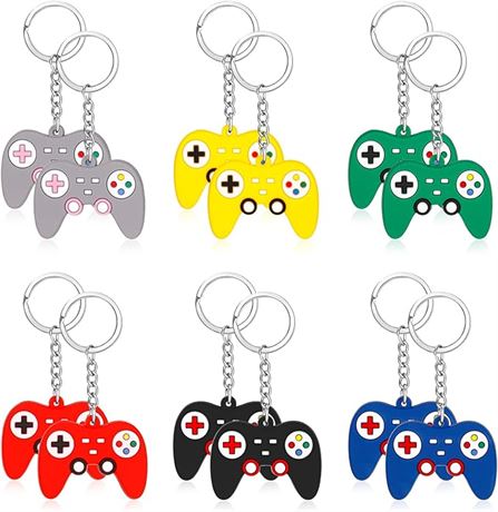 FANKUTOYS 12 Pieces Video Gaming Keychain Game
