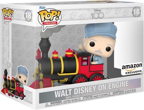 Funko Pop! Train: Disney 100 - Walt Disney on Engine, Walt Disney