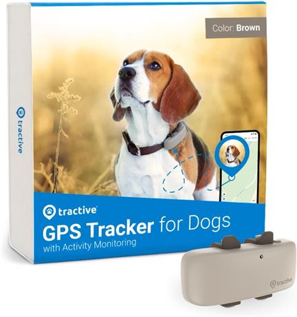 Tractive GPS Pet Tracker for Dogs - Waterproof, GPS Location & Smart Activity