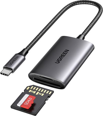 UGREEN UHS II SD Card Reader, USB C SD 4.0 Miro SD Card Reader Memory Card Adapt