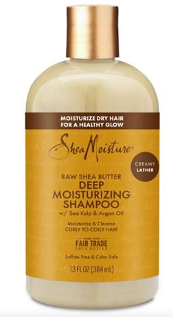 SheaMoisture Deep Moisturizing Shampoo repairs visible signs of damage Raw