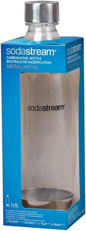 SodaStream 1L Stainless Steel Fuse Carbonating Bottle