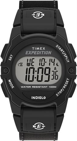 Timex Expedition® CAT Midsize 34mm Balck Fabric Strap Watch (Model: TW4B280009J)