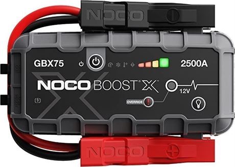 NOCO Boost X GBX75 2500A 12V UltraSafe Portable Lithium Jump Starter, Car Batter