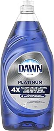 1.12L Dawn Platinum Dish Soap, Dishwashing Liquid, Refreshing Rain Scent