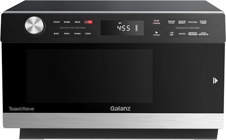 Galanz 1.2 Cu.Ft 4-in-1 ToastWave Microwave with 360 Air Fryer, Convection Oven