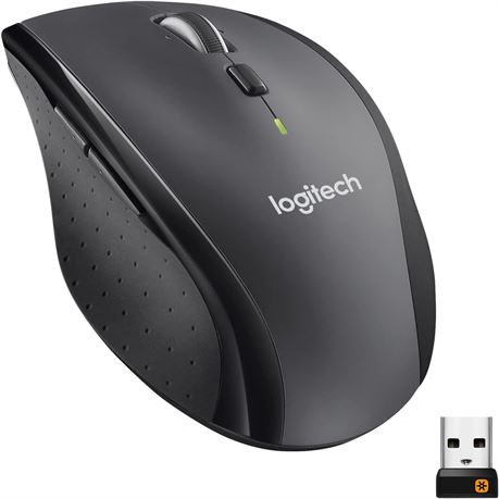 Logitech M705 Marathon Wireless Mouse, 2.4 GHz USB Unifying Receiver, 1000 DPI