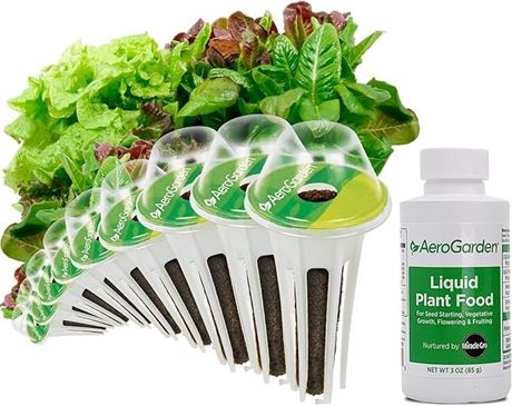 AeroGarden Heirloom Salad Greens Mix Seed Pod Kit - Salad Kit for AeroGarden