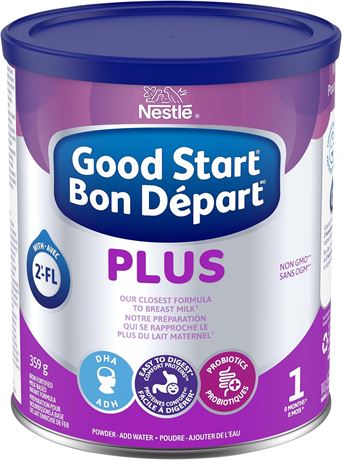 GOOD START PLUS 1 Powder Baby Formula, Easy to Digest, Contains DHA For Brain