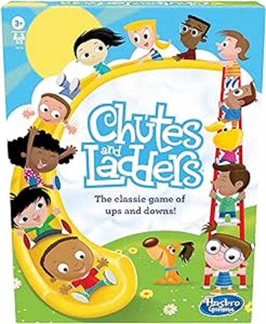Chutes and Ladders Board Game, Fun Game for Kids Ages 3 and Up