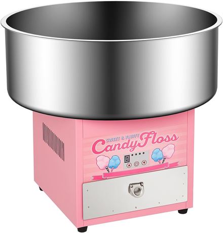 Electric Candy Cotton Machine Candy Cotton Maker 20 Inch Stainless Steel Bowl