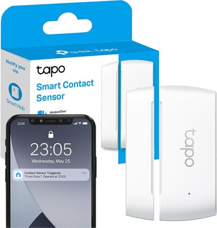 Tapo Smart Door/Window Contact Sensor, Real-Time Monitor