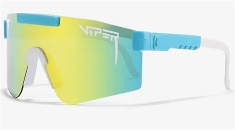 Pit Viper Series Uv400 Polarized Sunglasses Cycling Sports Goggles-C22(1 piece)