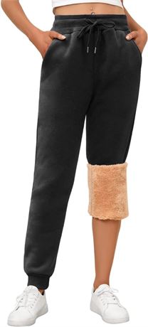LRG - Voqeen Women Fleece Jogger Pants High Waisted Fleece Sweatpants