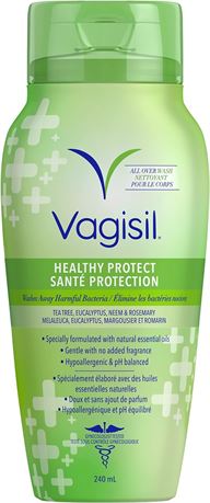 Vagisil Feminine Wash for Intimate Areas and Sensitive Skin, Healthy Protect pH