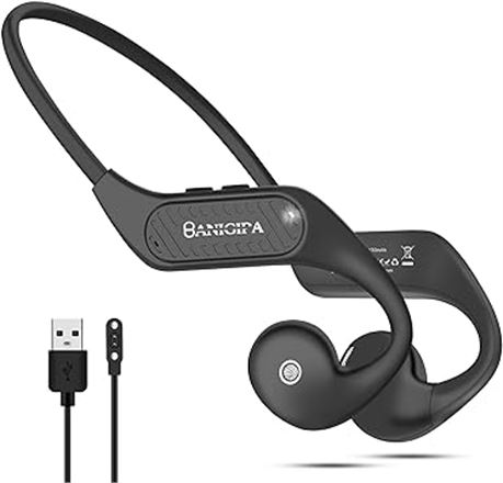 BANIGIPA Open Ear Headphones, 2024 Upgraded Air Conduction Bluetooth Headset
