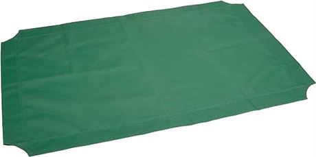 LRG -  Basics Elevated Cooling Pet Bed Replacement Cover, Green