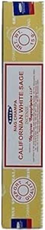 Nag Champa Californian White Sage Incense Sticks 15g Export quality Satya
