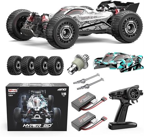 HYPER GO H16PL 1/16 RTR Brushless RC Buggy, Fast RC Cars for Adults, Max 62 Km/h
