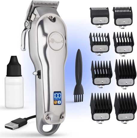 Fagaci Professional Hair Clippers with Extremely Fine Cutting, Cordless