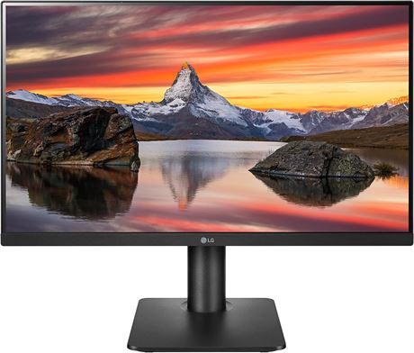 LG 24" FHD IPS Monitor with Height Adjustable Stand and AMD FreeSync