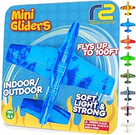 Foam Airplanes - Kids Stocking Stuffers for All Ages 4 5 6 7 8 9 10 11