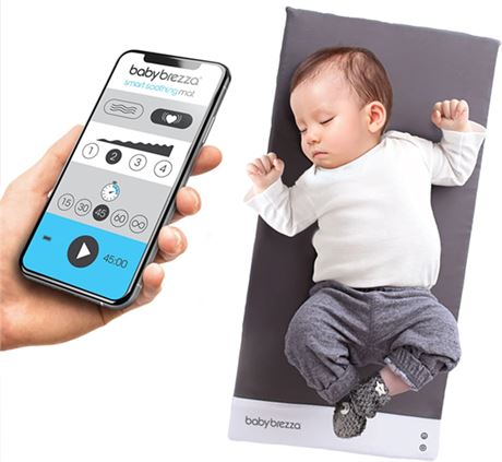 Baby Brezza Smart Soothing Mat - Vibrating Baby Mat/Soother Pad Aids in Calming