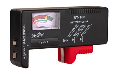 iSENCOO Accurate and Portable Battery Tester (Model: BT-168), Universal Battery
