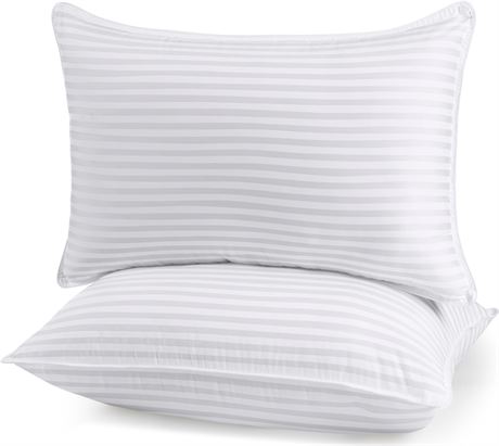 Set of 2 Queen Size Utopia Bedding Bed Pillows for Sleeping, Cooling Hotel Qua