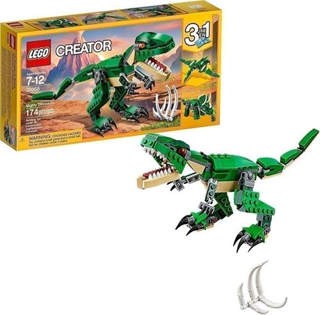 LEGO Creator Mighty Dinosaurs 31058 Build It Yourself Dinosaur Set (174 Pieces)