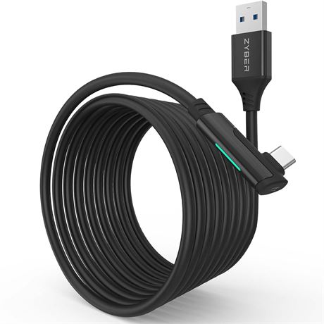 16 FT ZYBER Link Cable for Meta Quest 3/ Quest 2 Quest Pro Pico 4,VR Headset