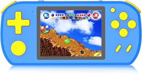 TEBIYOU Handheld Game Console for Kids Preloaded 218 Retro Video Games, Portable