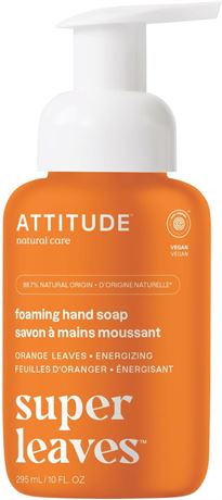 295ml ATTITUDE Foaming Hand Soap, EWG Verified, Dermatologically Tested