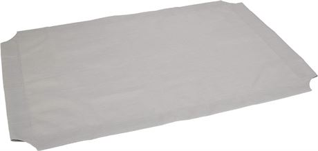 LRG - Basics Elevated Cooling Pet Bed Replacement Cover - Grey