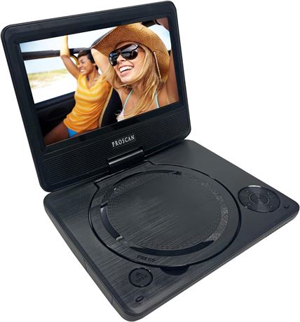 PROSCAN ELITE SDVD7060-Combo-Black Portable DVD Player