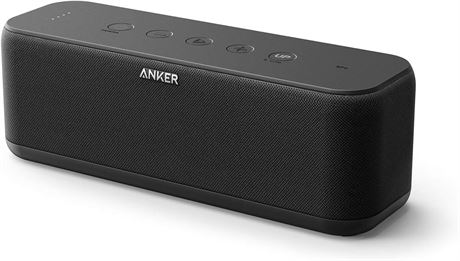 Anker Soundcore Boost Bluetooth Speaker, Portable Speaker with Well-Balanced